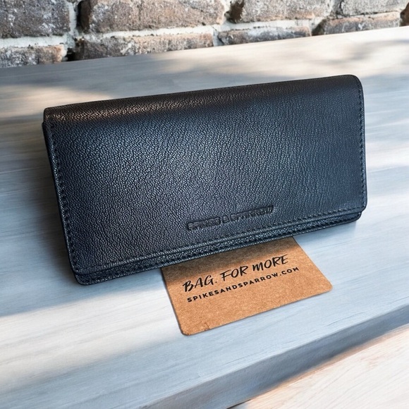 Spikes & Sparrow Leather Wallet - Picture 1 of 6
